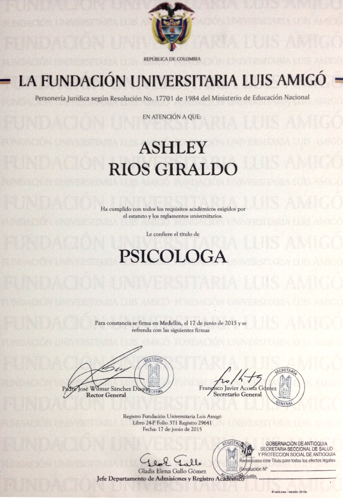 Diploma en Psicología